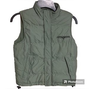 Cowboy Hardware Down Vest Sz L